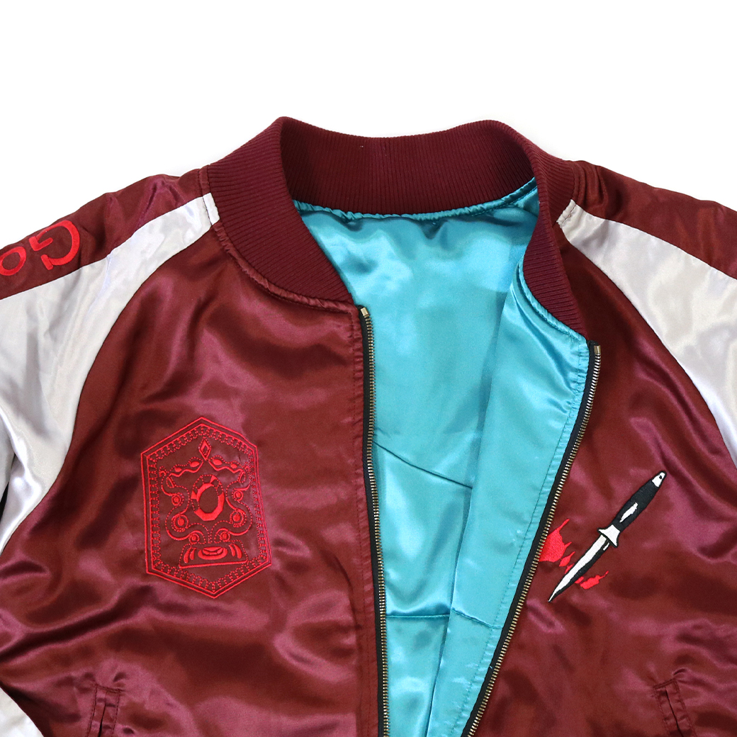 Chucky スカジャン バーガンディ MARUSHIN Chucky スカジャン バーガンディ MARUSHIN