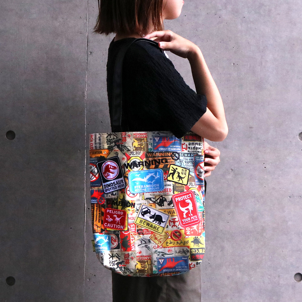 【No.42】ヴィンテージ 【カフェペーパーバッグ】パリパリ(海外チケット HERITAGE LEATHER レザーハンドルトートバッグ(ワッペン) 大